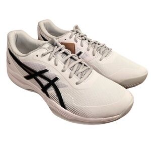 Men’s ASICS Gel Game 8 White/Black tennis shoe NIB